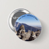 Badge Rond 5 Cm Jebel Shams - Sultanat d'Oman (Devant & derrière)