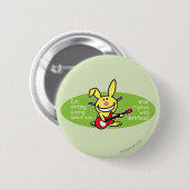 Badge Rond 5 Cm J'écris une chanson (Devant & derrière)