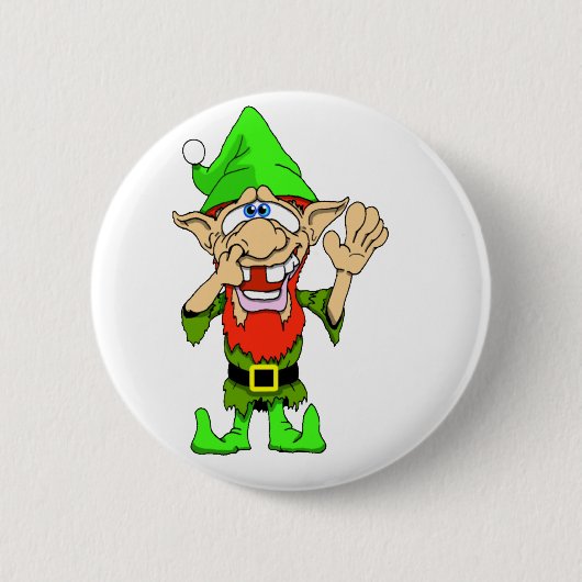 Badge Rond 5 Cm Jed Elf tordu (Devant)