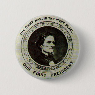 Badge Rond 5 Cm Jeff Davis - bouton