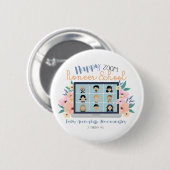 Badge Rond 5 Cm Jehovah Witness Happy Zoom Pioneer School 2022 (Devant & derrière)