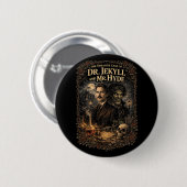 Badge Rond 5 Cm Jekyll et Hyde (Devant & derrière)