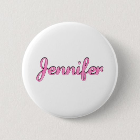 Badge Rond 5 Cm Jennifer, pour Jennifer (Devant)