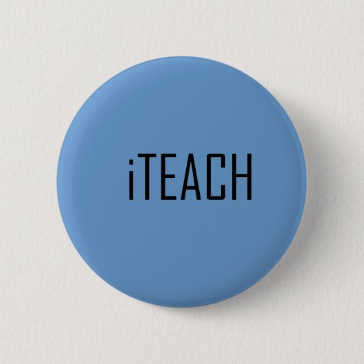 Badge Rond 5 Cm J'enseigne (Devant)
