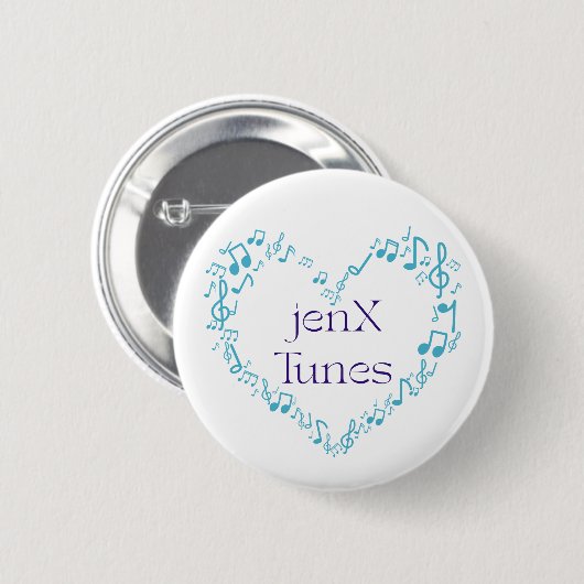 Badge Rond 5 Cm jenX Tunes (Devant & derrière)