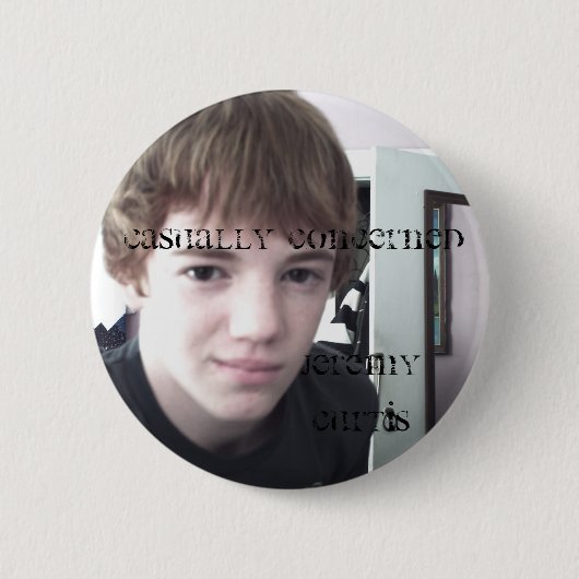 Badge Rond 5 Cm Jeremy Curtis (Devant)