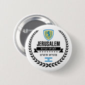 Badge Rond 5 Cm Jérusalem (Devant & derrière)