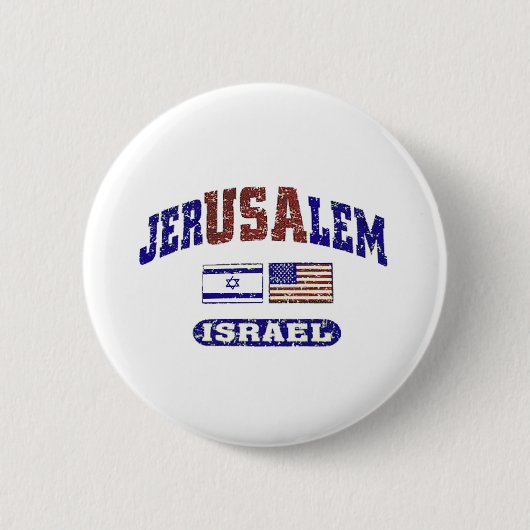 Badge Rond 5 Cm JerUSAlem (Devant)