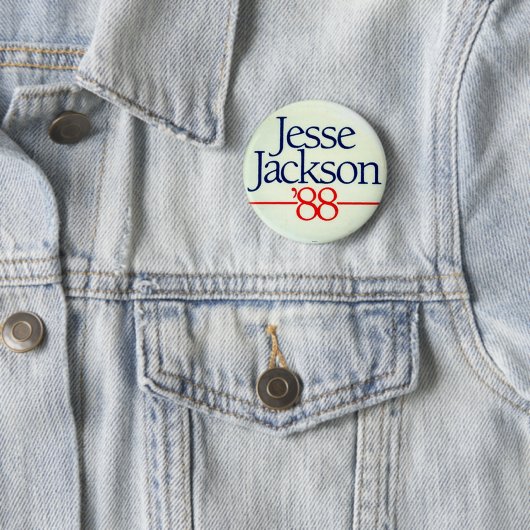 Badge Rond 5 Cm Jesse Jackson - bouton (En situation)