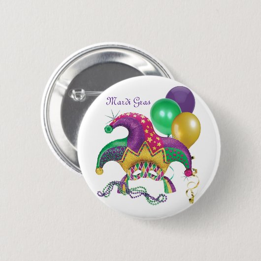 Badge Rond 5 Cm Jester (Devant & derrière)