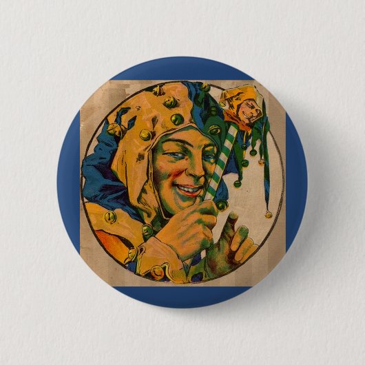 Badge Rond 5 Cm jester des années 1920 (Devant)