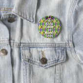 Badge Rond 5 Cm Jester Mask Keep Calm and Mardi Gras (En situation)