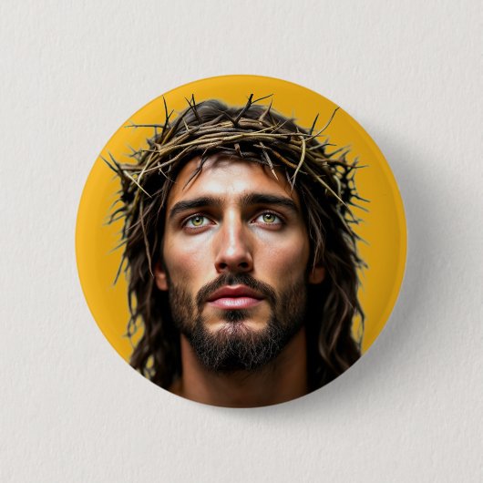 BADGE ROND 5 CM JESUS (Devant)