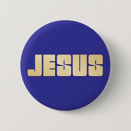 Badge Rond 5 Cm Jésus (Devant)