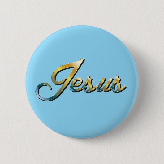 Badge Rond 5 Cm Jésus (Devant)