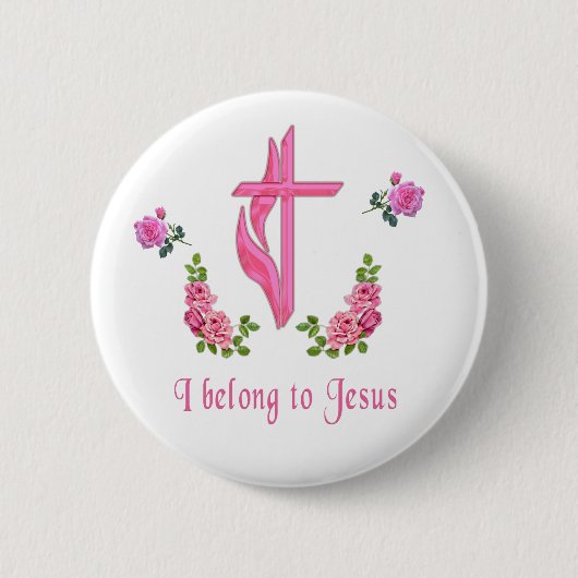 Badge Rond 5 Cm Jésus (Devant)