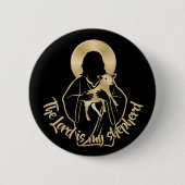 Badge Rond 5 Cm Jésus Berger (Devant)