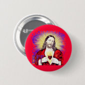 Badge Rond 5 Cm Jésus-Christ de BFF (Devant & derrière)