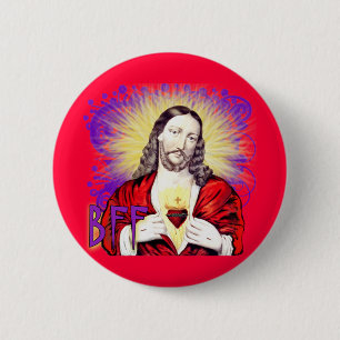 Badge Rond 5 Cm Jésus-Christ de BFF
