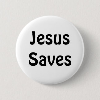 Badge Rond 5 Cm Jésus économise