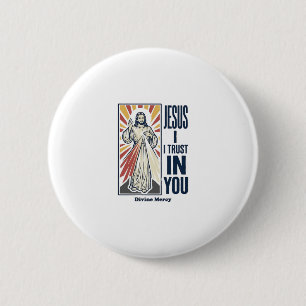 Badge Rond 5 Cm Jésus, j'ai confiance en toi, Conception de chemis