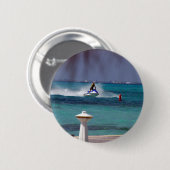 Badge Rond 5 Cm Jet Ski Paradise (Devant & derrière)