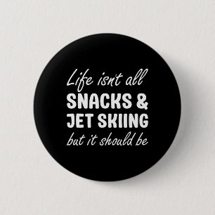 Badge Rond 5 Cm Jet Ski Pour Femmes Ou Hommes Jet Ski Lover Pour J