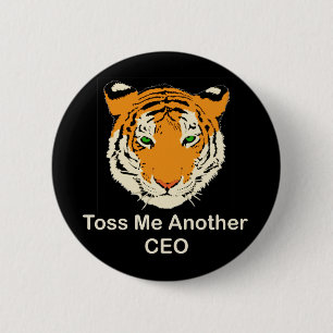 Badge Rond 5 Cm Jetez-moi en l'air un autre Président