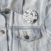 Badge Rond 5 Cm "Jeton magique" (En situation)