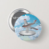 Badge Rond 5 Cm Jets (Devant & derrière)