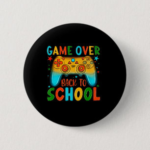 Badge Rond 5 Cm Jeu amusant de rentrée scolaire pour enseignant él