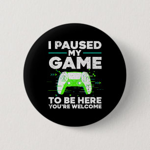 Badge Rond 5 Cm Jeu cool Vidéo Gamer Pour Hommes Garçons Jeu Enfan