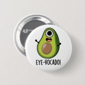 Badge Rond 5 Cm Jeu d'Avocado amusant (Devant & derrière)
