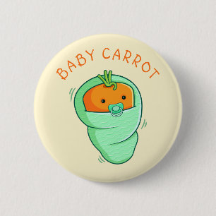 Badge Rond 5 Cm Jeu de carottes pour bébé