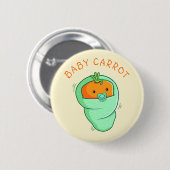 Badge Rond 5 Cm Jeu de carottes pour bébé (Devant & derrière)