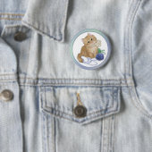 Badge Rond 5 Cm Jeu de chaton (En situation)