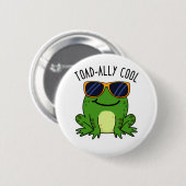 Badge Rond 5 Cm Jeu de crapaud Cool (Devant & derrière)