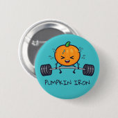 Badge Rond 5 Cm Jeu de fer citrouille (Devant & derrière)