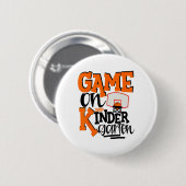 Badge Rond 5 Cm Jeu De Jardin D'Enfants Fun Sketll École (Devant & derrière)