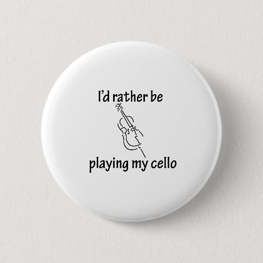 Badge Rond 5 Cm Jeu de mon violoncelle (Devant)
