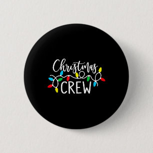 Badge Rond 5 Cm Jeu de Noël de l'équipage Lumières Pyjama Joyeux B