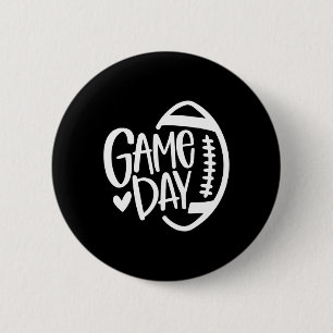 Badge Rond 5 Cm Jeu Jour Football Saison Drôle Hommes Femmes Équip