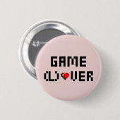 Badge Rond 5 Cm Jeu (L) Over (Devant & derrière)