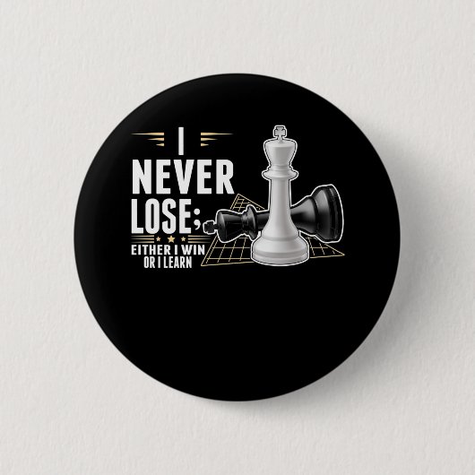 Badge Rond 5 Cm Jeu Smart Chess Player Intelligent Board (Devant)