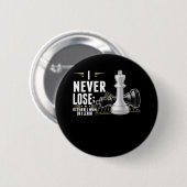 Badge Rond 5 Cm Jeu Smart Chess Player Intelligent Board (Devant & derrière)