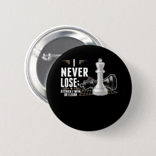 Badge Rond 5 Cm Jeu Smart Chess Player Intelligent Board (Devant & derrière)