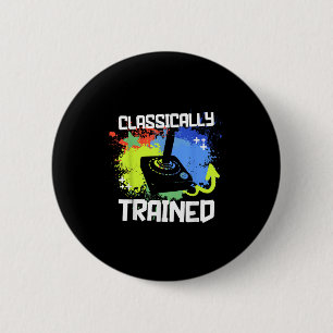 Badge Rond 5 Cm Jeu vidéo Cliché Jeu Retro Joystick