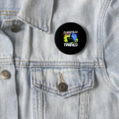 Badge Rond 5 Cm Jeu vidéo Cliché Jeu Retro Joystick (En situation)