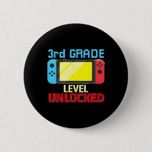 Badge Rond 5 Cm Jeu vidéo de niveau 3rd