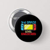 Badge Rond 5 Cm Jeu vidéo de niveau 3rd (Devant & derrière)